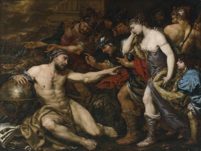 Archimedes with allegorical figures of War and Peace by Giovanni Battista Langetti - Auction record, sale price, and art valuation. Compare with similar artists and explore comparable artworks.