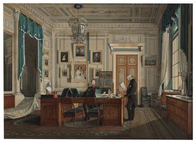 Emperor Alexander II of Russia in His Study at the Winter Palace, St Petersburg