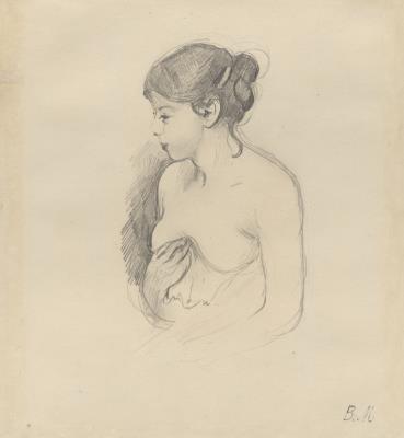 Étude pour la jeune fille décolletée ou la Fleur aux cheveux