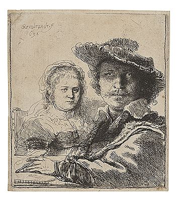 Self-Portrait with Saskia