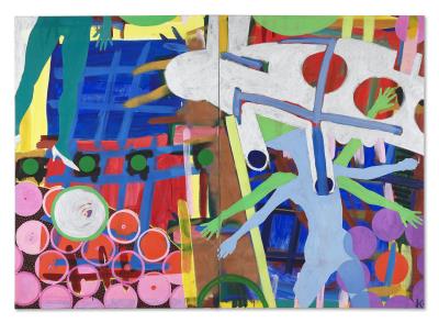 Untitled (In two parts) by Kiki Kogelnik - Auction record, sale price, and art valuation. Compare with similar artists and explore comparable artworks.