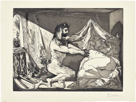 Faune dévoilant une femme
