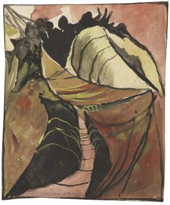 Landscape with Green Hill