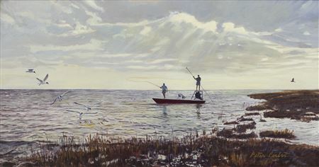 Redfish Along the Bank
