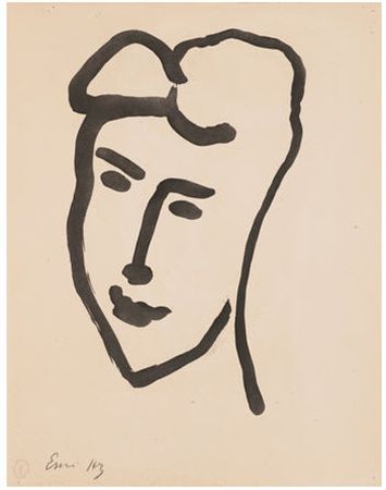 Visage de jeune femme