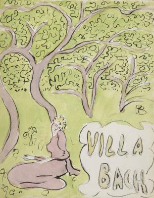 Programme for Villa Bach (Woman under the trees)