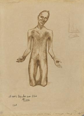 The Blind Man Kneeling