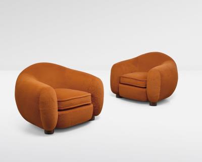 Pair of chairs 'Boule' (also known as 'Polar Bear')