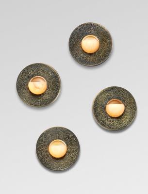 Suite of four appliques