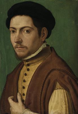 Three-Quarter Portrait of a Man, Bust-Length