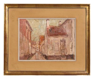 Street Scene Near Auvers