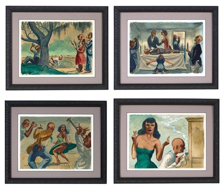 Four Southern Life Scenes: Baptism, Death, Dancers and The Jazz Singer and Piano Man
