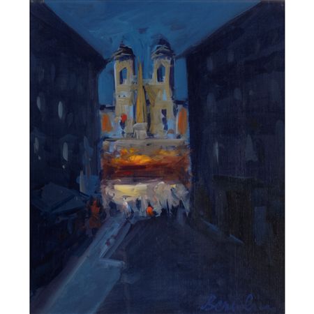 "The church of Trinità dei Monti"