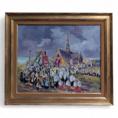 Brittany, the procession