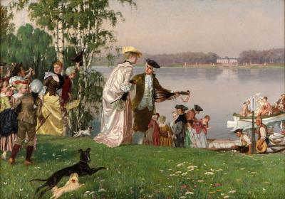 The boat trip by Edmond Massau - Auction record, sale price, and art valuation. Compare with similar artists and explore comparable artworks.