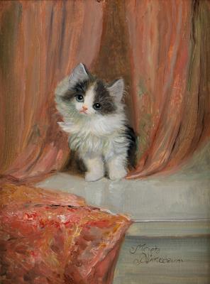 Kitten by Meta Pluckebaum - Auction record, sale price, and art valuation. Compare with similar artists and explore comparable artworks.