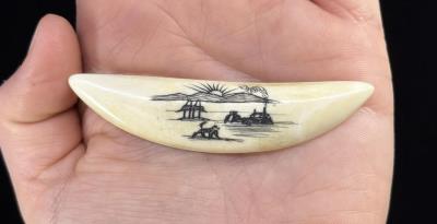 Alaskan Inuit Eskimo Ivory Carving