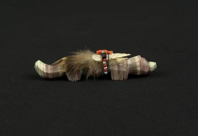 Zuni Carved Serpentine Coyote Fetish