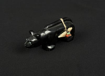 Zuni Carved Jet Mountain Lion Fetish