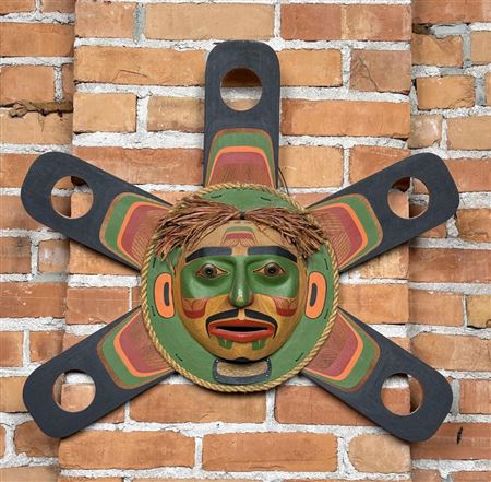 Kwakiutl Northwest Coast Sun Mask