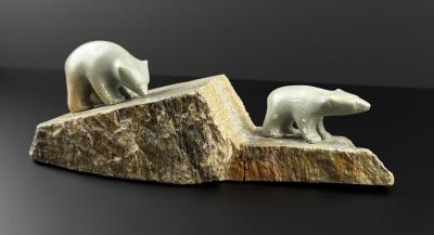 Soapstone Bear Carving (Inuit)