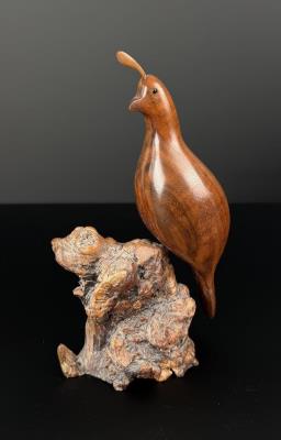 Carved Quail