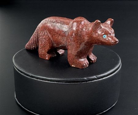 Navajo Indian Pipestone Fox Fetish