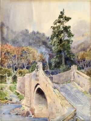 LLANWRST BRIDGE, NORTH WALES by Isaac Cooke - Auction record, sale price, and art valuation. Compare with similar artists and explore comparable artworks.