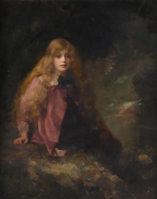 Portrait of 'Peggy' by Frederick Howard Michael - Auction record, sale price, and art valuation. Compare with similar artists and explore comparable artworks.
