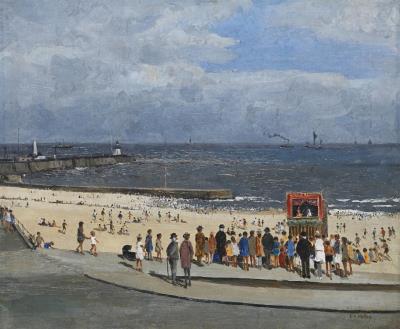 Punch and Judy on Gorleston Beach, Norfolk