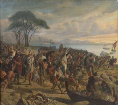Battle Scene by Anker Niels Lund - Auction record, sale price, and art valuation. Compare with similar artists and explore comparable artworks.