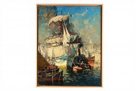 Sailboats in the Old Port (Marseille)