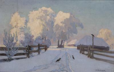 Zima na Podhalu by Teodor Ziomek - Auction record, sale price, and art valuation. Compare with similar artists and explore comparable artworks.