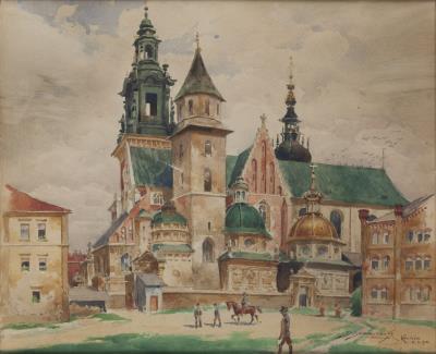 Sigismund Chapel at Wawel Castle by Stanislaw Sawiczewski - Auction record, sale price, and art valuation. Compare with similar artists and explore comparable artworks.