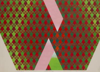 Gradation into a triangle