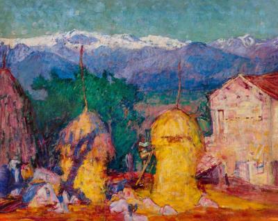 Wheatstacks at Monte Cassino