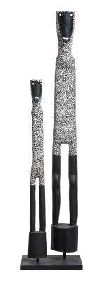 Two Wangarra Spirits by Jimmy Am Gunguna - Auction record, sale price, and art valuation. Compare with similar artists and explore comparable artworks.