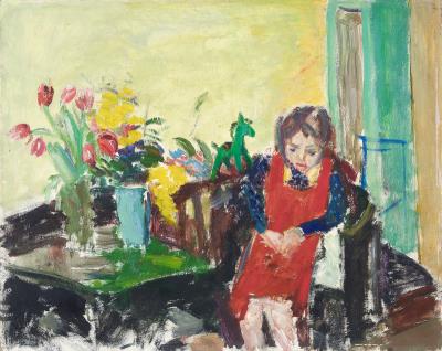 Interieur aux fleurs