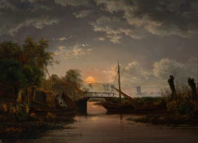 A Bridge at Early Evening
