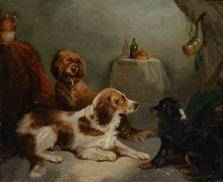 Gun Dogs After a Day's Sport