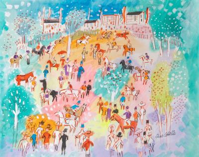 The Paddock by Charles Cobelle - Auction record, sale price, and art valuation. Compare with similar artists and explore comparable artworks.