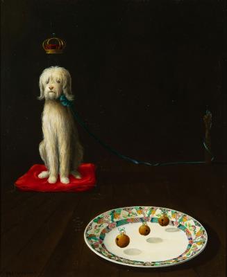 Princely Pup by Martin Zerolo - Auction record, sale price, and art valuation. Compare with similar artists and explore comparable artworks.