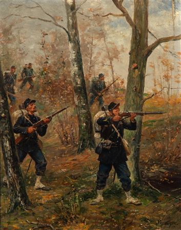 A Fight in a Forest