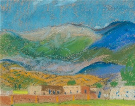 Mountains and Houses