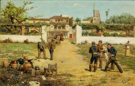 At the Entrance of an Estate, 1883