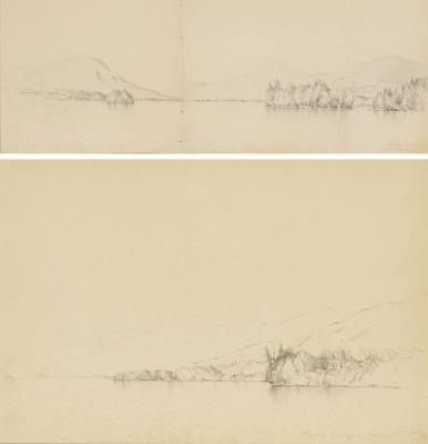 Lake George (double page) and Lake George, NY