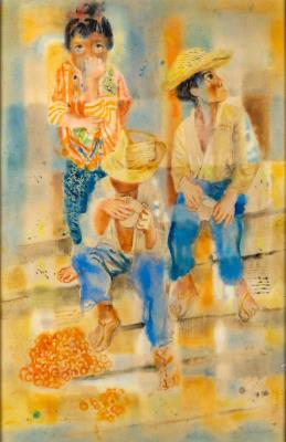 Untitled (Three Figures), 1958