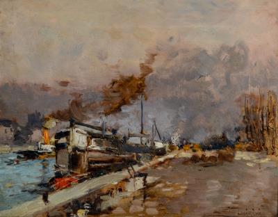 Les quais à Charenton
