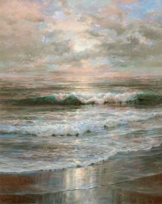 Beach at Sunset, California