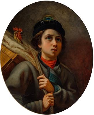 Boy with a Rooster